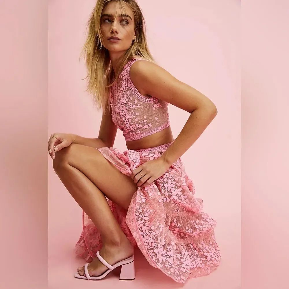 Free People BRONX & BANCO Megan Two Piece Set Dress